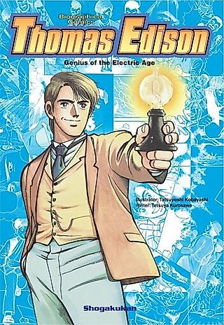 Cover image for the manga called Thomas Edison: Genius of the Electric Age