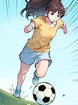 Cover image for the manhua called Football for Pit Girls