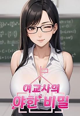 Cover image for the manhwa called The Female Teacher's Lewd Secret