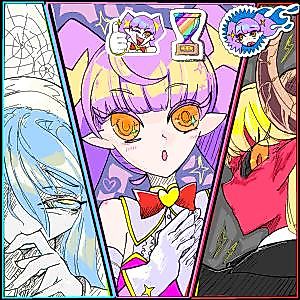 Cover image for the manga called Otherworld Magical Girl Pure Quasar