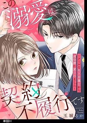 Cover image for the manga called Kono Dekiai wa Keiyaku Furikou desu ~Cool na Toshishita Bengoshi Kara Kahogo ni Ai Saremashita~