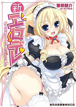 Cover image for the novel called Shin Erodere: Gokujou Gohoushi Maid Mahiru no Baai