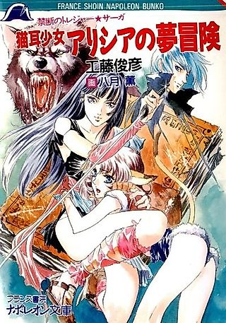 Cover image for the novel called Kindan no Treasure★Saga: Nekomimi Shoujo Alicia no Yume Bouken