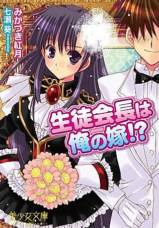Cover image for the novel called Seitokaichou wa Ore no Yome!?