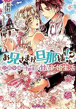 Cover image for the novel called Oniisama ga Dannasama!? Koushaku Reijou no Nayamashiku Amai Shinkon Seikatsu