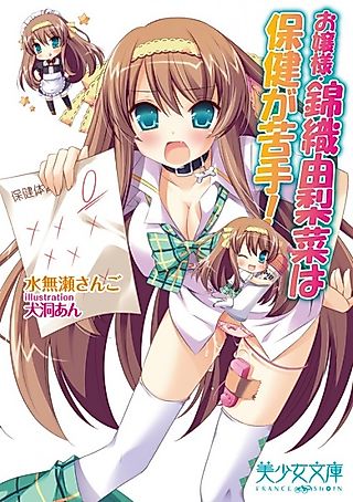 Cover image for the novel called Ojousama Nishikiori Yurina wa Hoken ga Nigate!