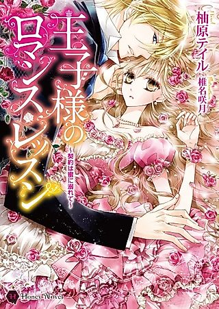 Cover image for the novel called Oujisama no Romance Lesson: Keiyaku wa Mitsu ni Oborete