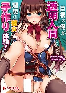 Cover image for the novel called Kyokon no Ore ga Toumei Ningen ni Natte Risou no Kanojo Kozukuri Taiken!