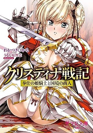 Cover image for the novel called Christina Senki: Houshi no Himekishi to Kokkyou no Shounin
