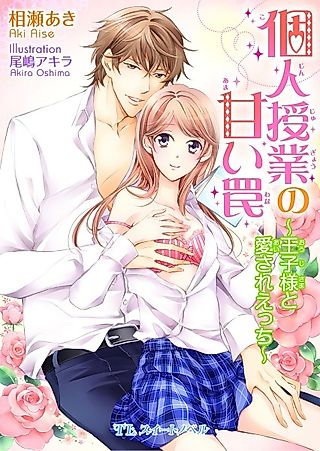 Cover image for the novel called Kojin Jugyou no Amai Wana: Oujisama to Aisare Ecchi