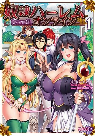 Cover image for the novel called Dorei Harem Online