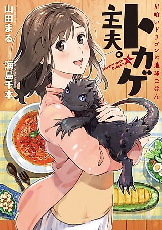 Cover image for the novel called Tokage Shufu.: Hoshikui Dragon to Chikyuu Gohan