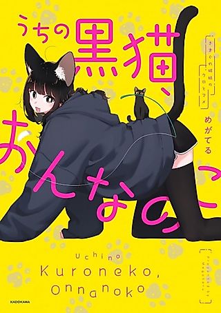 Cover image for the manga called A Story About a Black Cat Who Becomes a Girl
