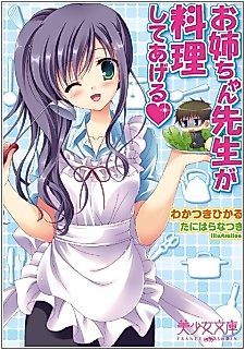 Cover image for the novel called Onee-chan Sensei ga Ryouri Shite Ageru