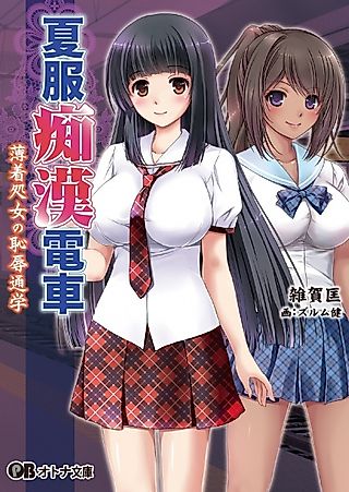 Cover image for the novel called Natsufuku Chikan Densha: Usugi Shojo no Chijoku Tsuugaku