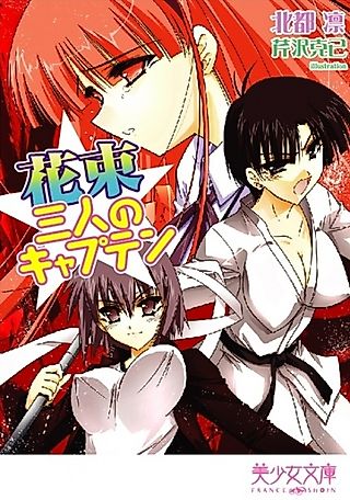 Cover image for the novel called Hanataba: Sannin no Captain