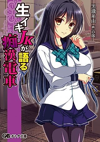 Cover image for the novel called Namaiki JK ga Kataru Chikan Densha