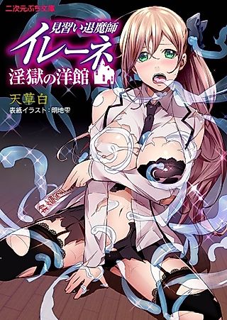 Cover image for the novel called Minarai Taimashi Irene: Ingoku no Youkan