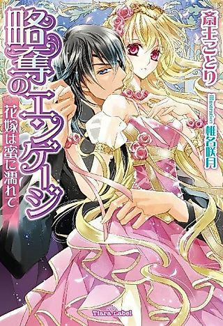 Cover image for the novel called Ryakudatsu no Engage: Hanayome wa Mitsu ni Nurete