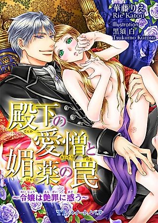 Cover image for the novel called Denka no Aizou to Biyaku no Wana: Reijou wa Enzai ni Madou