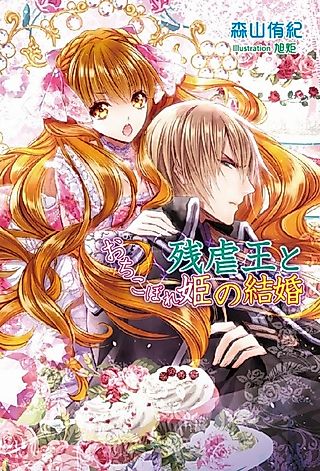 Cover image for the novel called Zangyakuou to Ochikobore Hime no Kekkon