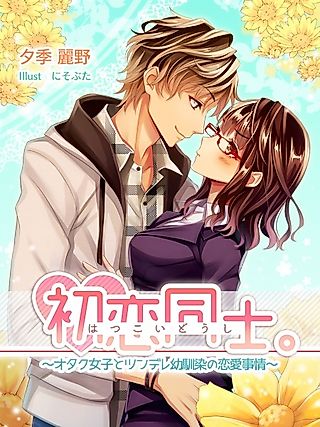 Cover image for the novel called Hatsukoi Doushi.: Otaku Joshi to Tsundere Osananajimi no Renai Jijou