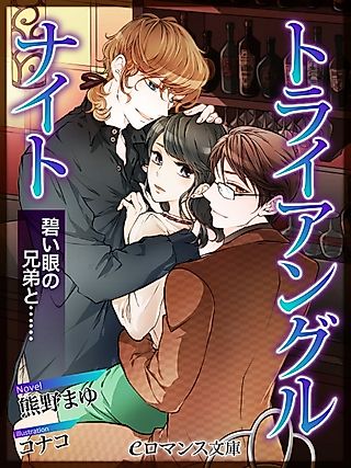 Cover image for the novel called Triangle Night: Aoi Me no Kyoudai to......