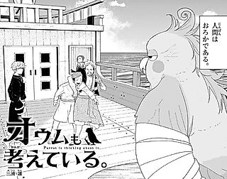Cover image for the manga called Parrot Is Thinking About It.