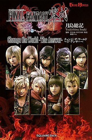 Cover image for the novel called Final Fantasy Type-0: Change the World