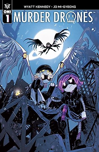 Cover image for the oel called Murder Drones: The Official Graphic Novel