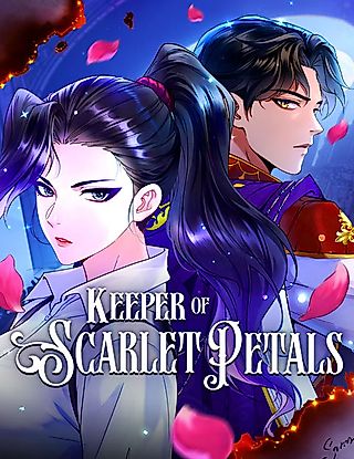 Cover image for the oel called Keeper of Scarlet Petals