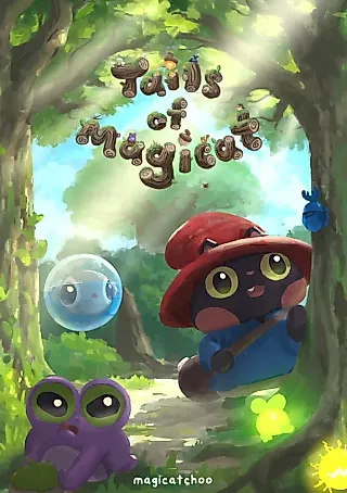 Cover image for the oel called Trials of Magicat