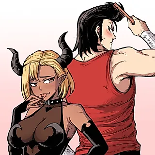Cover image for the oel called Succubus x Delinquent