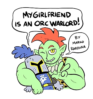 Cover image for the oel called My Girlfriend Is an Orc Warlord!