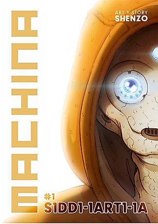 Cover image for the oel called M A C H I N A
