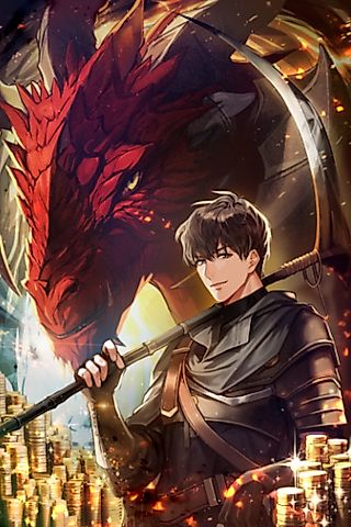 Cover image for the novel called Vainqueur the Dragon