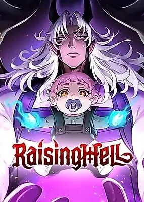 Cover image for the oel called Raising Hell: A Demon's Guide to Parenting