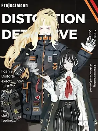 Cover image for the novel called The Distortion Detective