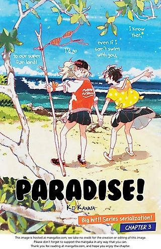 Cover image for the novel called Paradise!