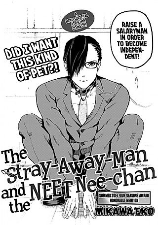 Cover image for the novel called The Stray-away-man and the NEET Nee-chan
