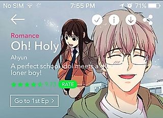 Cover image for the novel called Oh ! Holy