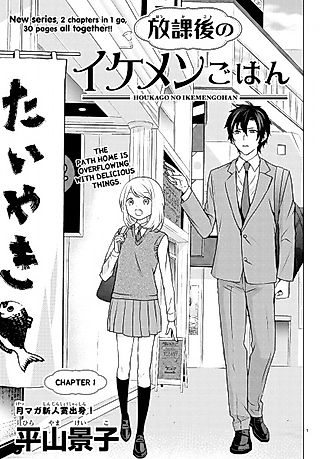 Cover image for the novel called Houkage no Ikemengohan