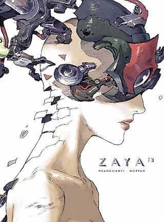 Cover image for the novel called ZAYA