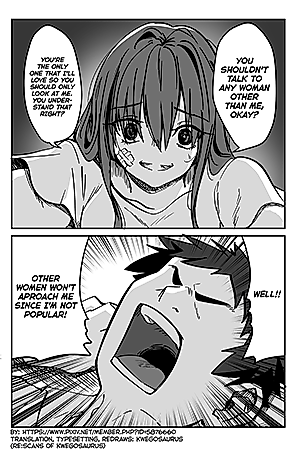 Cover image for the manga called I'm Fine Even if She's a Little Bit Yandere, I Just Wanna Be Popular
