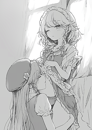 Cover image for the other called Touhou Project dj - Meiling x Sakuya Tummy Kisses