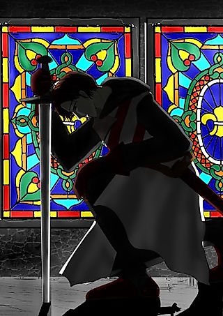 Cover image for the oel called The Knight who Sinned