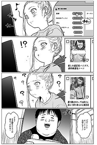 Cover image for the manga called AV no Kounyuu Rireki wo Mirare, Kyonyuu Mono Bakari Atsumeteita Koto wo Tsuikyuusare Pinch ni Ochiiru Futoshi-kun to Shitto no Kanjou wo Mada Yoku Rikai Dekiteinai Sasha-chan.