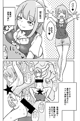 Cover image for the manga called Kyonyuu na JS4 no Manamusume wo Seiteki na Me de Miru Dame Papa desu ga, Zenbu Baretetashi Goui no Ue de Oyako Kozukuri Sei Ecchi mo Sasete Kureta node Paradise desu!!!