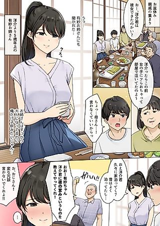 Cover image for the manga called Shinseki no Onee-san ni Fudeoroshi Shitemorau Ohanashi