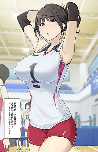 Cover image for the manga called The Ace of the Volleyball Team Used Her Tall, Strong, Toned Body to Hold Me Down and Have Sex